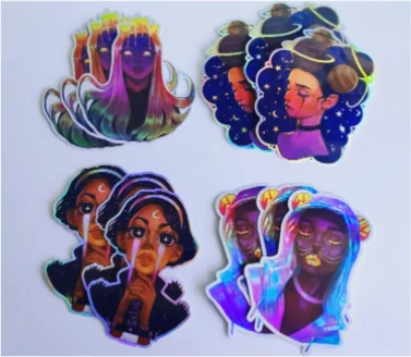 Alfabitnets vinyl stickers 9
